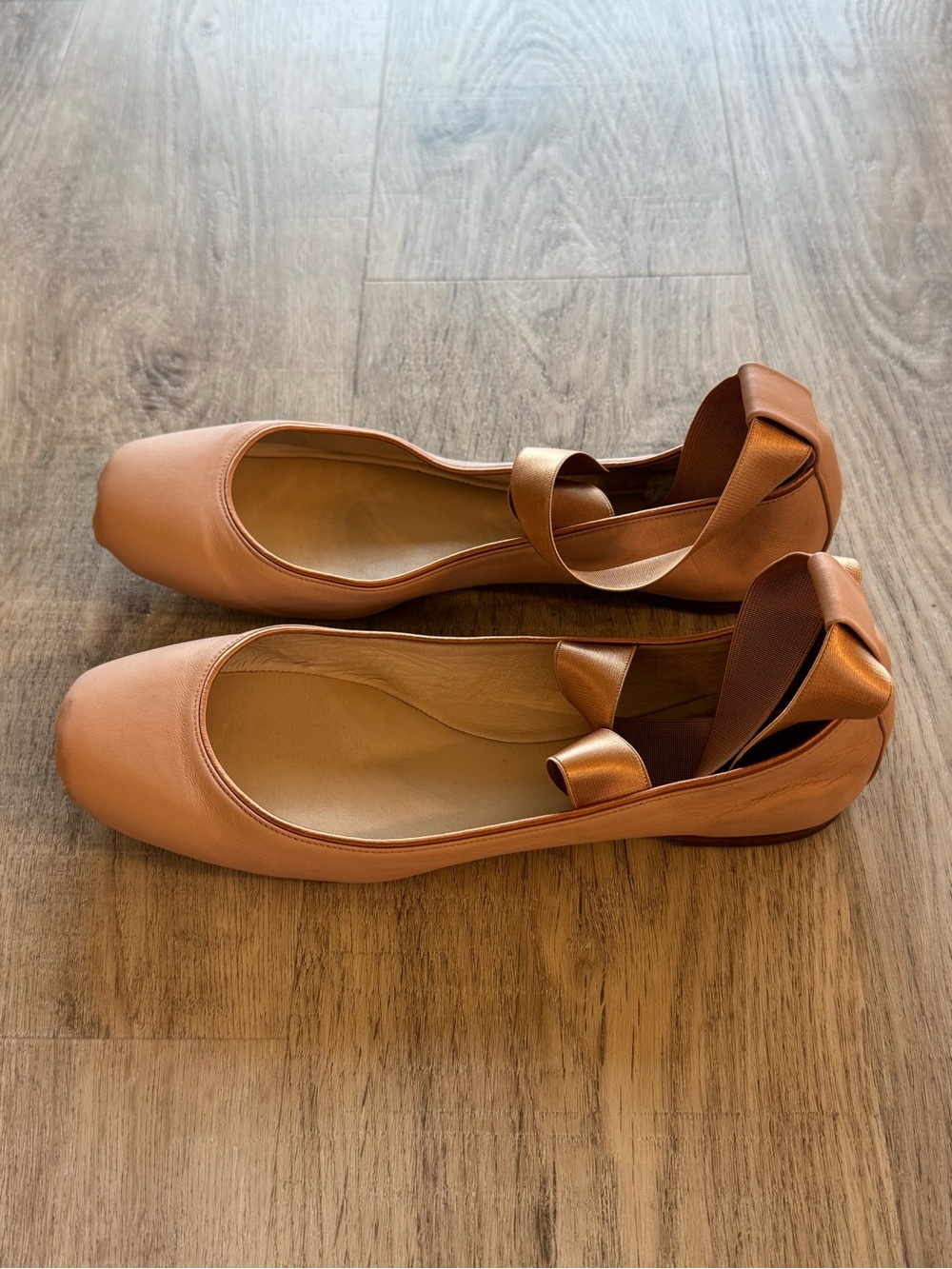 Chloe Pink Crossover Ballet (Pointe) Flats 40.5 / 41 - Picture 3 of 9